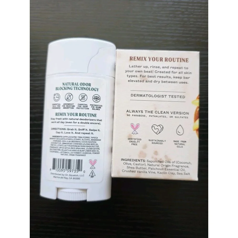 Jukebox Natural Deodorant Born To Be Wild‎ + Vanilla On Vinyl Soap Set